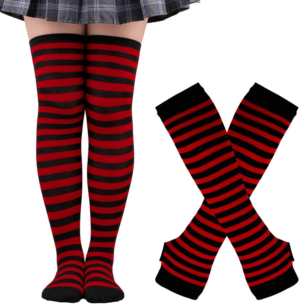 Christmas Stocking Hanging - 2 paia/set donne punk gotico sopra