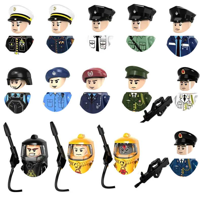 Lego Set Creator - Blocchi da Costruzione Polizia Speciale Urbana