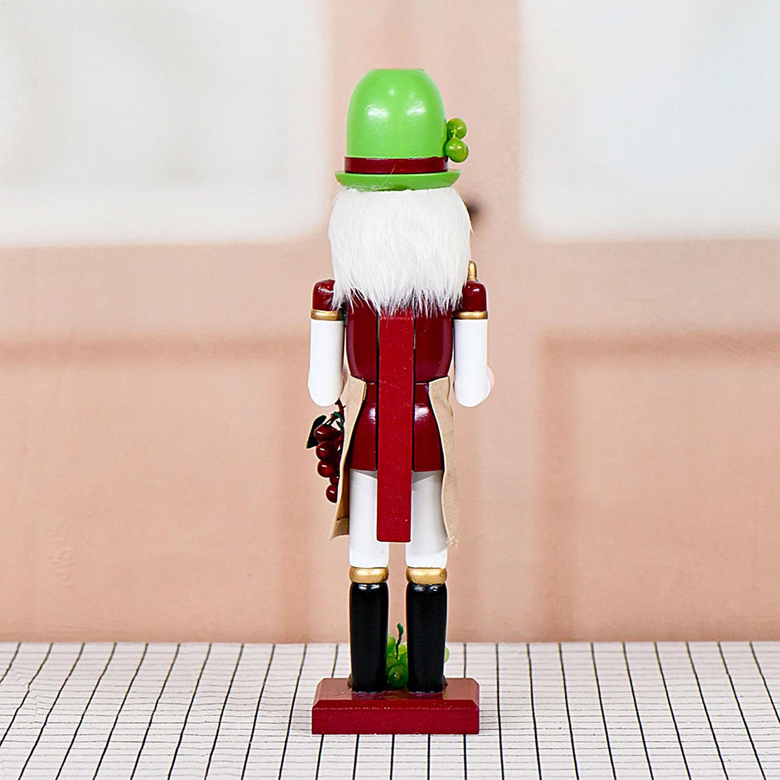 Nutcracker Figurine - Schiaccianoci Decorazioni natalizie Schiaccianoci in legno