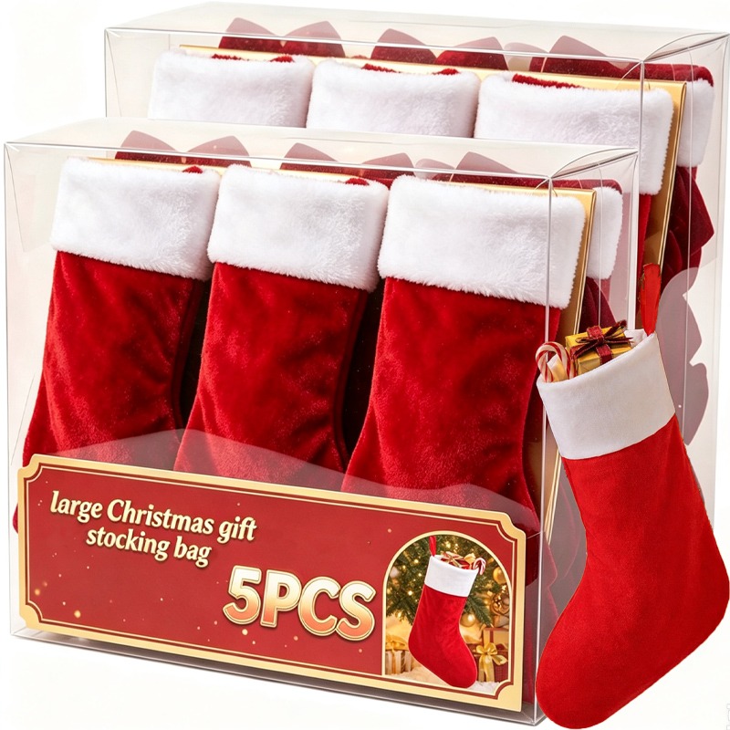Christmas Stocking Hanging - Grandi Calze di Natale da Appendere,