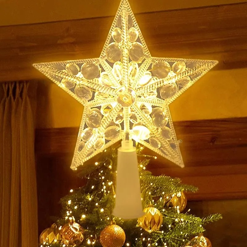 Star Tree Topper - Topper per albero di Natale incandescente