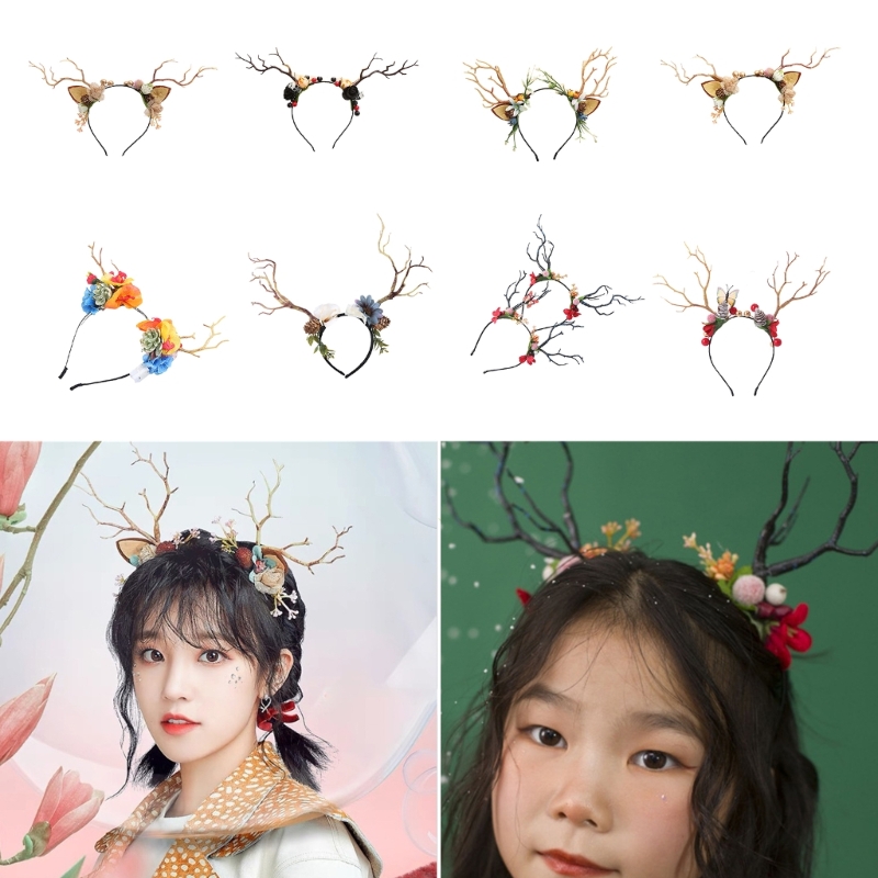 Reindeer Antlers Headband - Cerchietto per capelli a forma corna