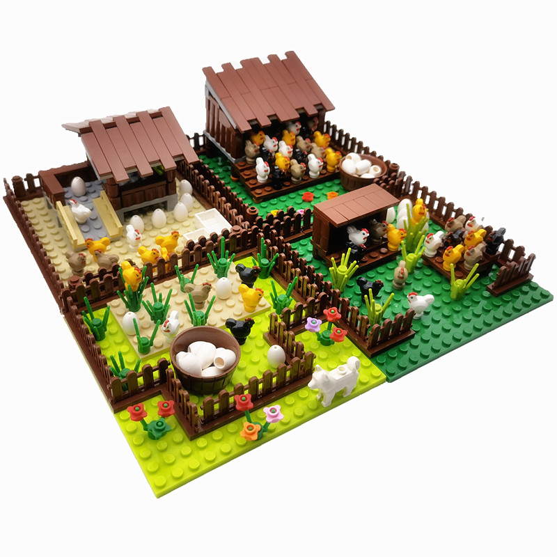 Lego Set Creator - Creativo Città Fattoria Building Blocks Animali