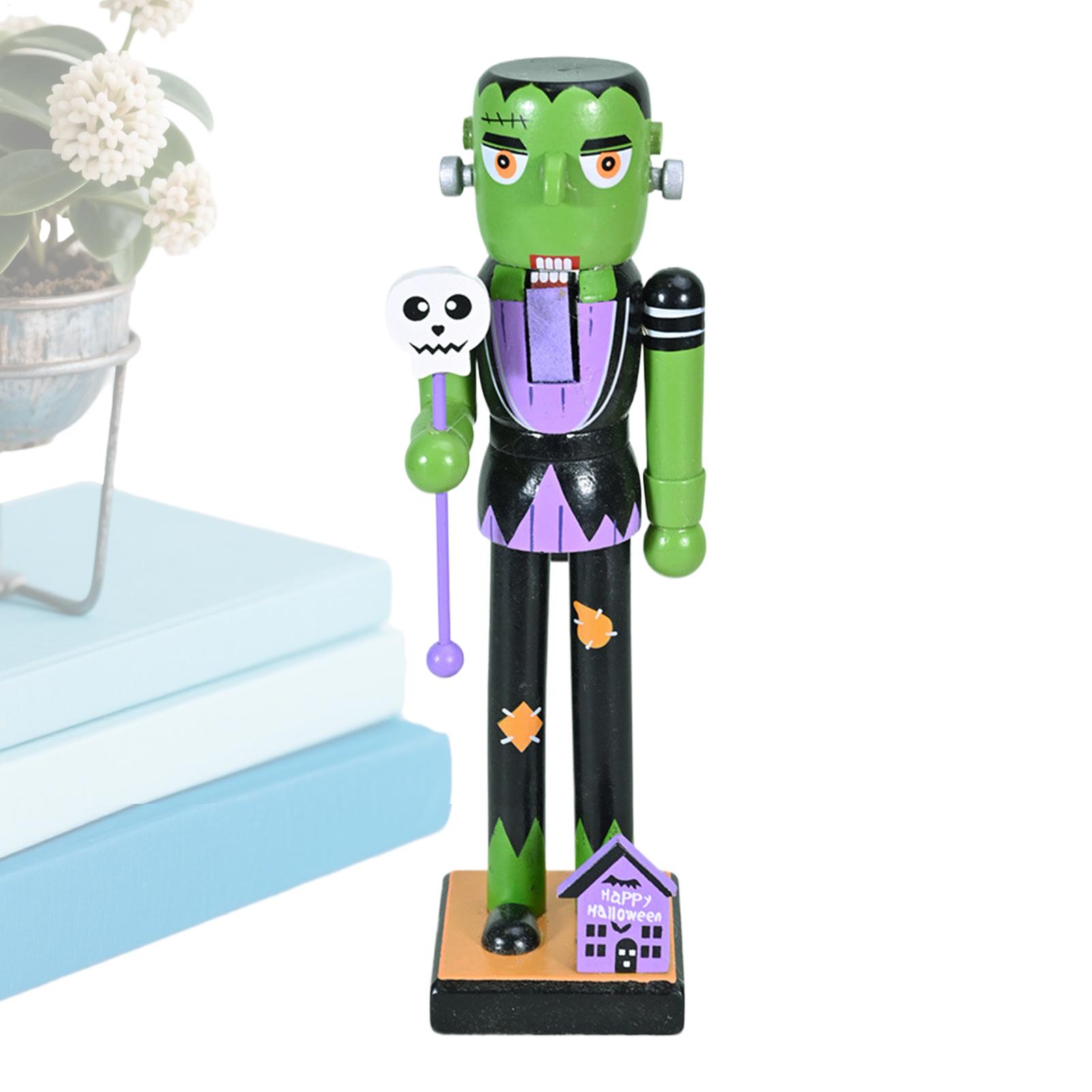 Nutcracker Figurine - Schiaccianoci in legno di Halloween Decorazioni