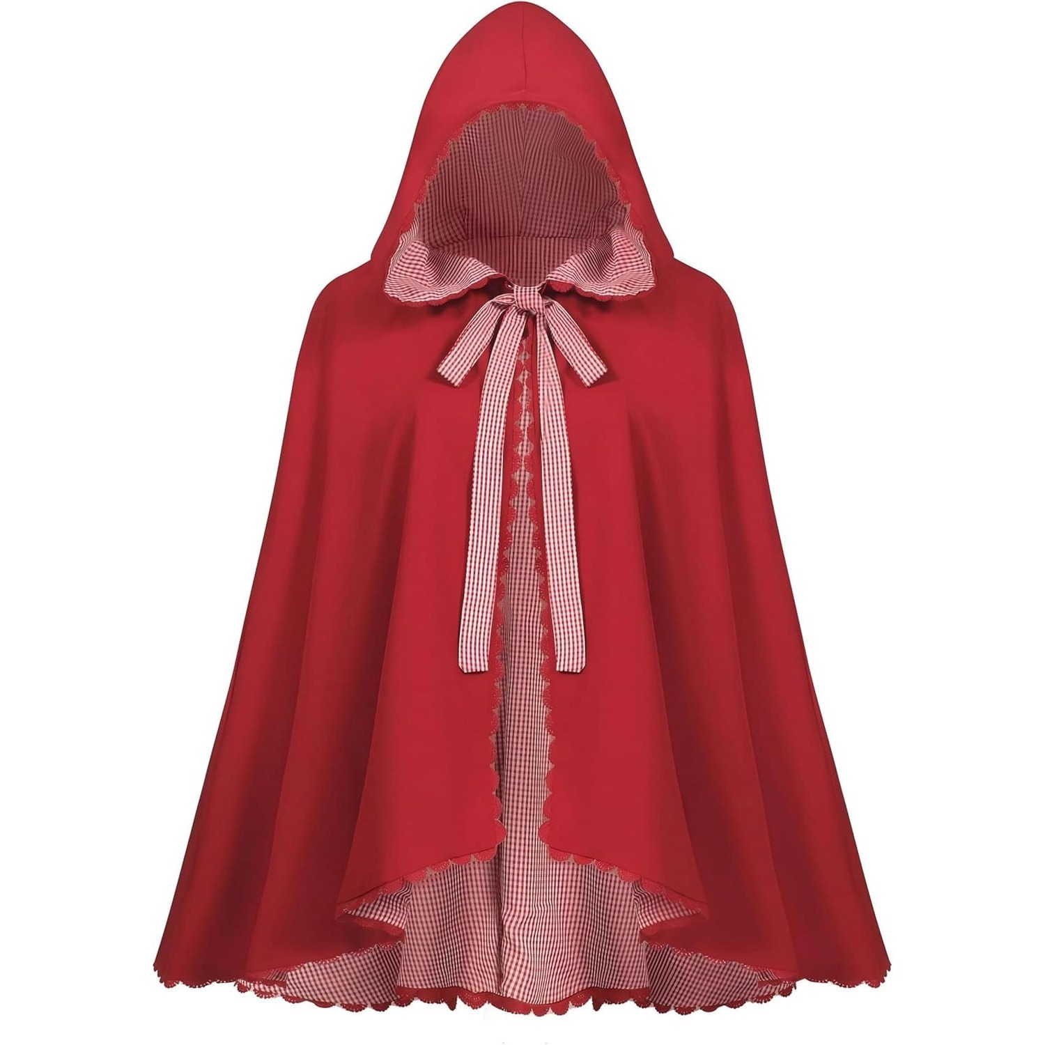 Christmas Throw Blanket - Mantello Rosso a Quadri da Donna,