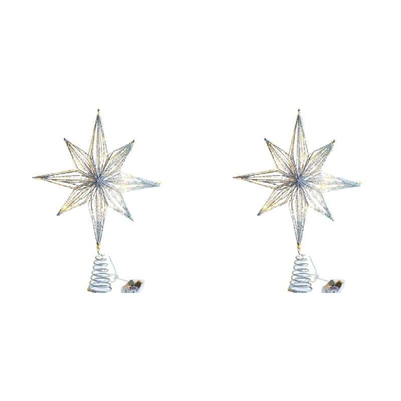 Star Tree Topper - ABXF-2X Toppers per albero di Natale