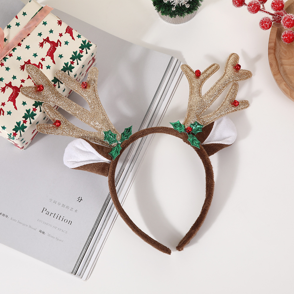 Reindeer Antlers Headband - 1 pz adulti donne ragazze costume