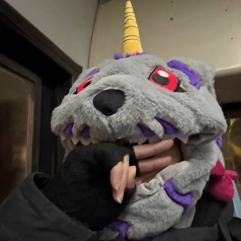 Santa Hat Plush - Animazione Digimon Adventure Gabumon Cappello di