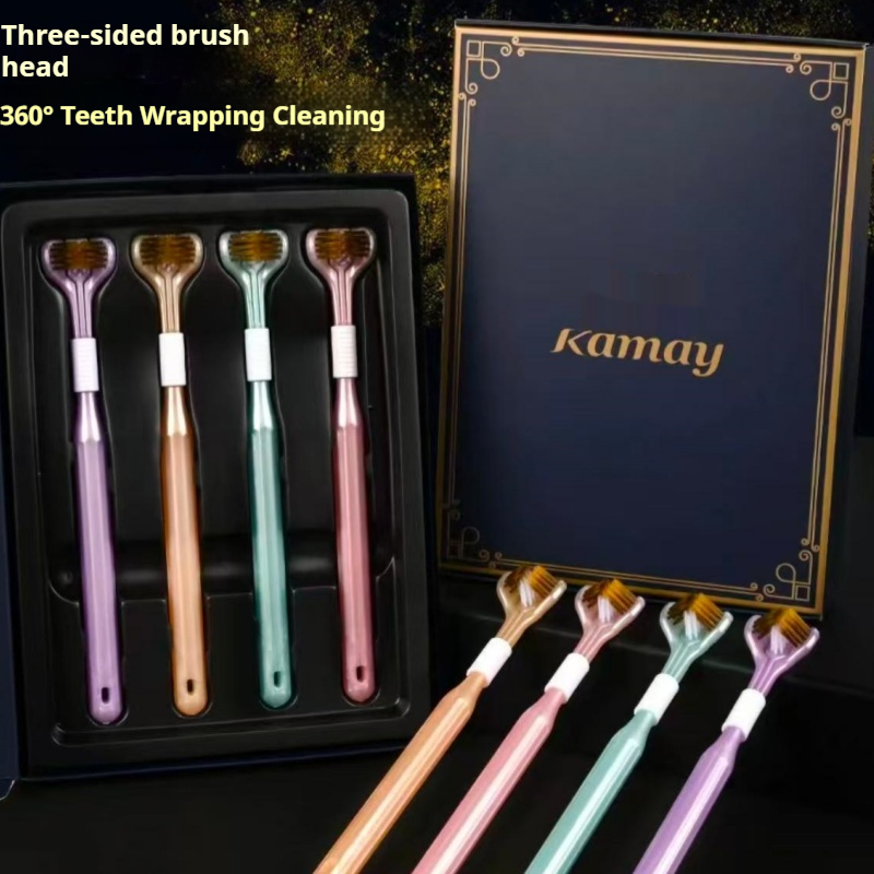 Gift Box Wrap Set - Set di 4 spazzolini da denti
