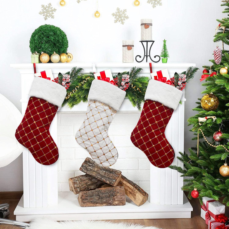 Calza natalizia morbida pellic - Christmas Stocking Hanging recensione e prezzo