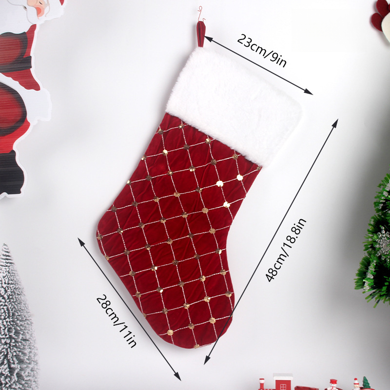 Calza natalizia morbida pellic - Christmas Stocking Hanging recensione e prezzo