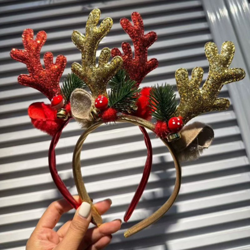 Cerchietto Natalizio con Corna - Reindeer Antlers Headband recensione e prezzo