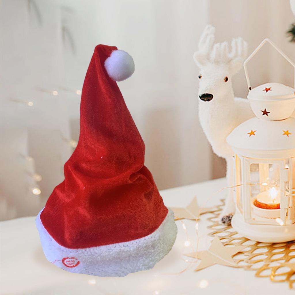 Canto danza cappelli di babbo  - Santa Hat Plush recensione e prezzo