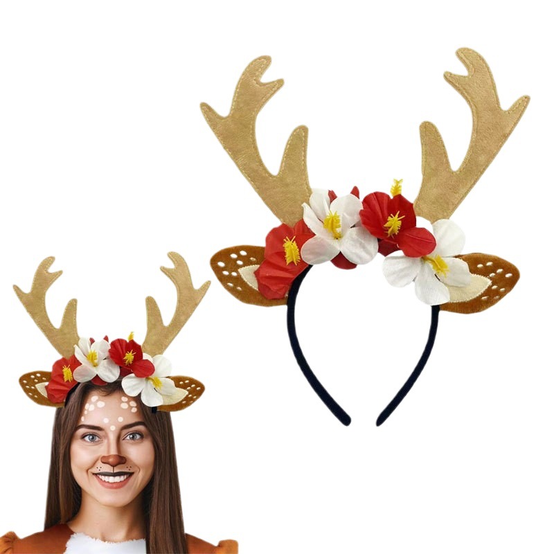 Set costume da renna, gonna tu - Reindeer Antlers Headband recensione e prezzo