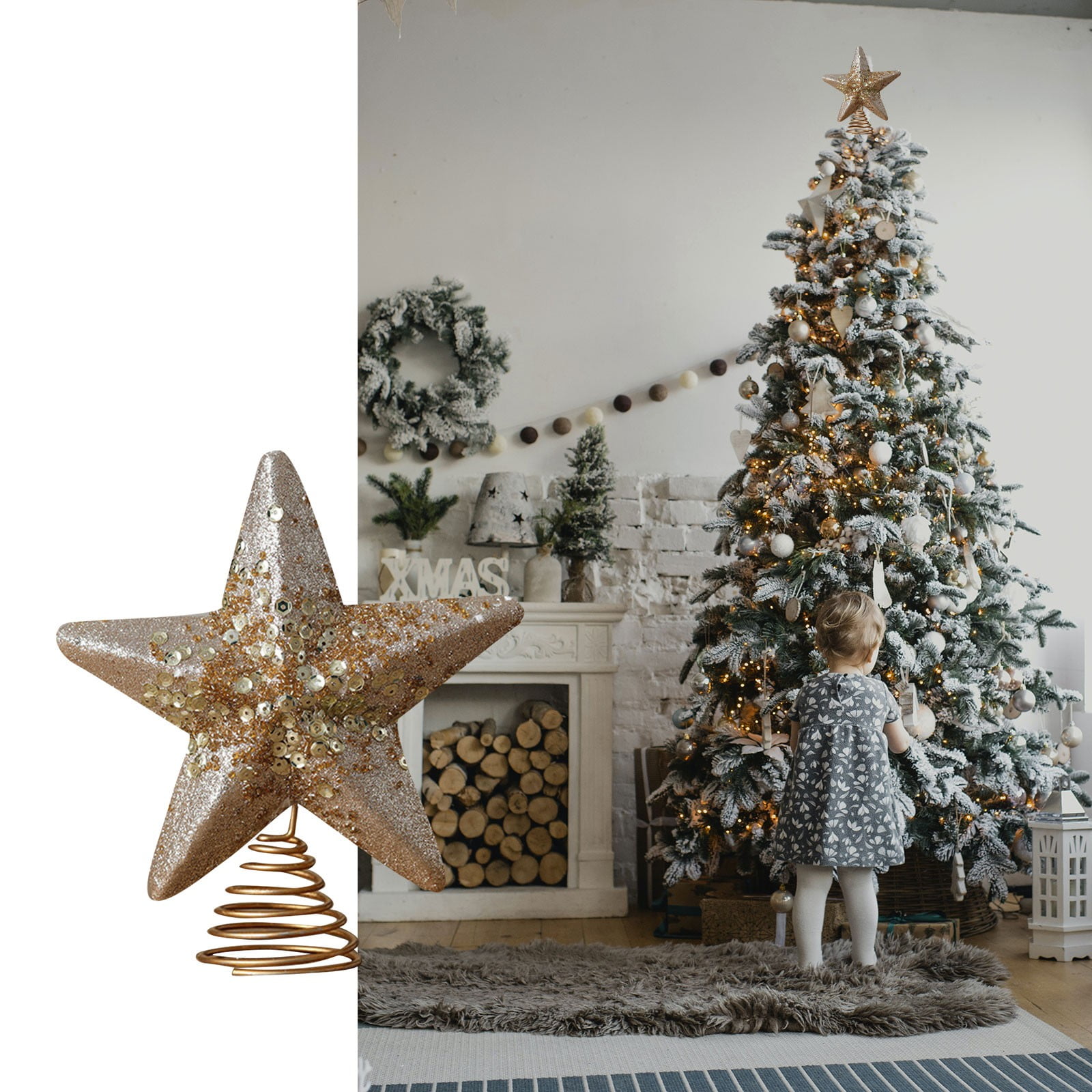 Decorazione stella superiore p - Star Tree Topper recensione e prezzo