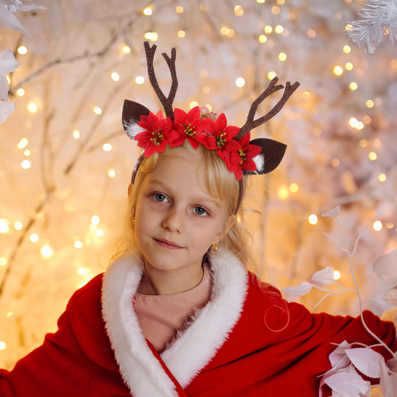 Cerchietto Natalizio con Corna - Reindeer Antlers Headband recensione e prezzo