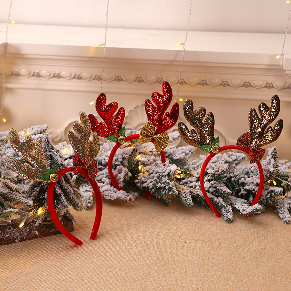 3 Pezzi Cerchietti Natalizi co - Reindeer Antlers Headband recensione e prezzo