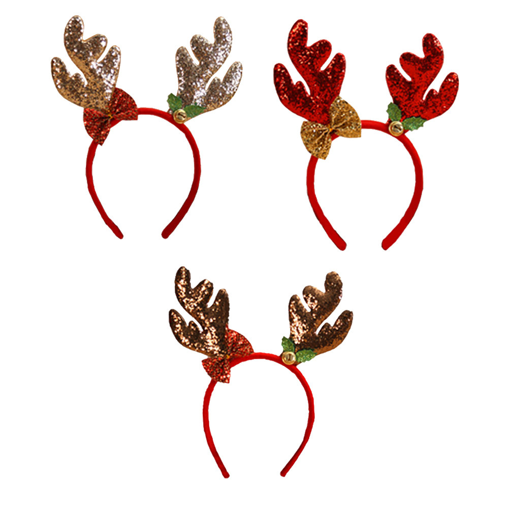 3 Pezzi Cerchietti Natalizi co - Reindeer Antlers Headband recensione e prezzo
