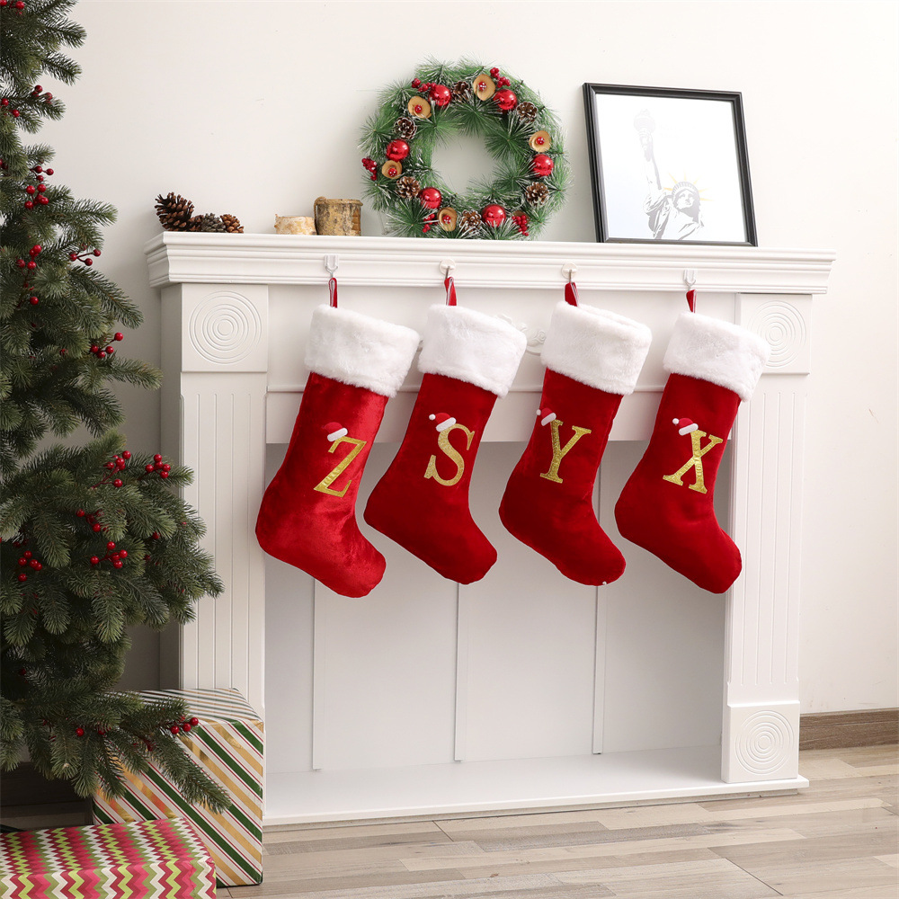Nuovo alfabeto creativo calza  - Christmas Stocking Hanging recensione e prezzo