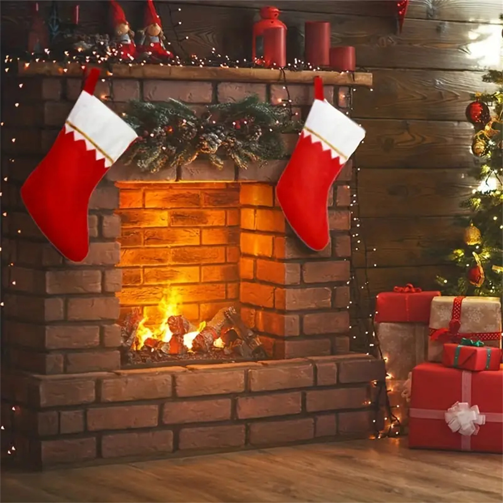 12 pezzi di calze natalizie in - Christmas Stocking Hanging recensione e prezzo