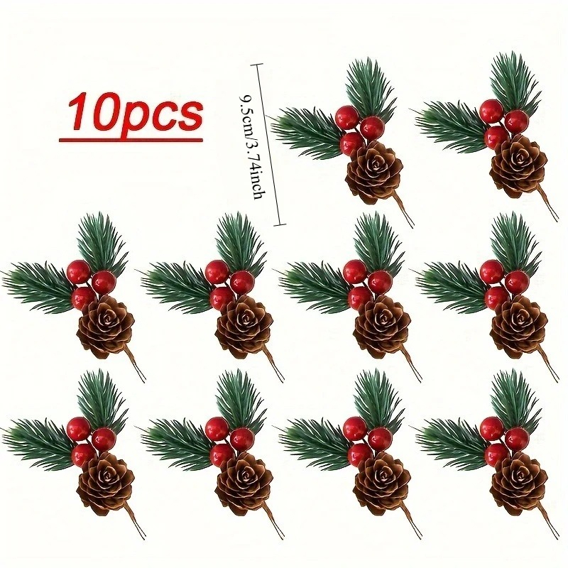 Set di 10 coni di pino artific - Christmas Tree Artificial recensione e prezzo