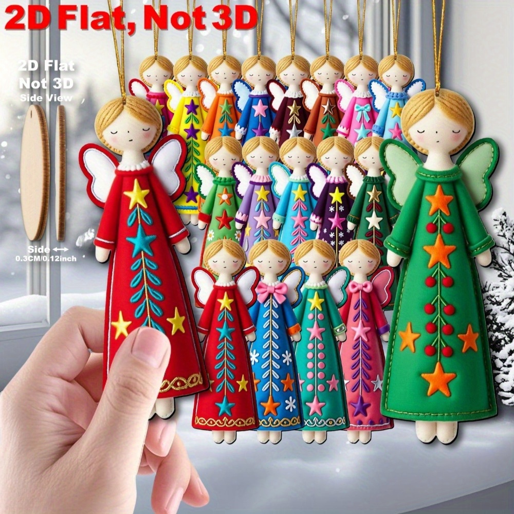 16 pezzi di ornamenti angeli c - Star Tree Topper recensione e prezzo