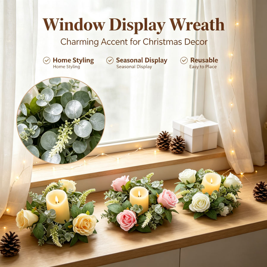 Candelabro a Forma di Ghirland - Christmas Wreath Fake recensione e prezzo