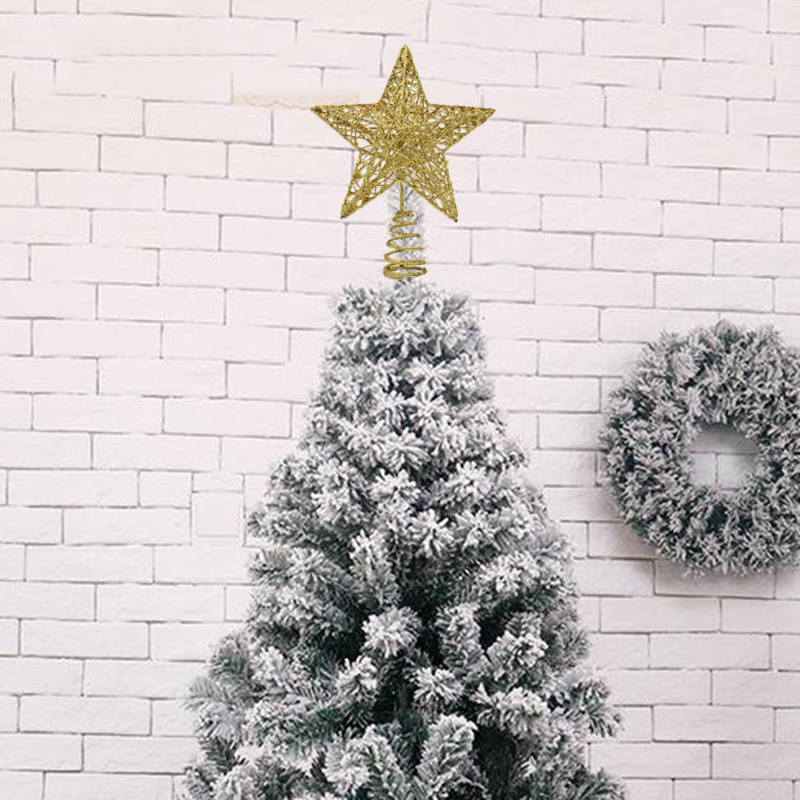 1pc Oro/Argento/Rosso/Blu Glit - Star Tree Topper recensione e prezzo