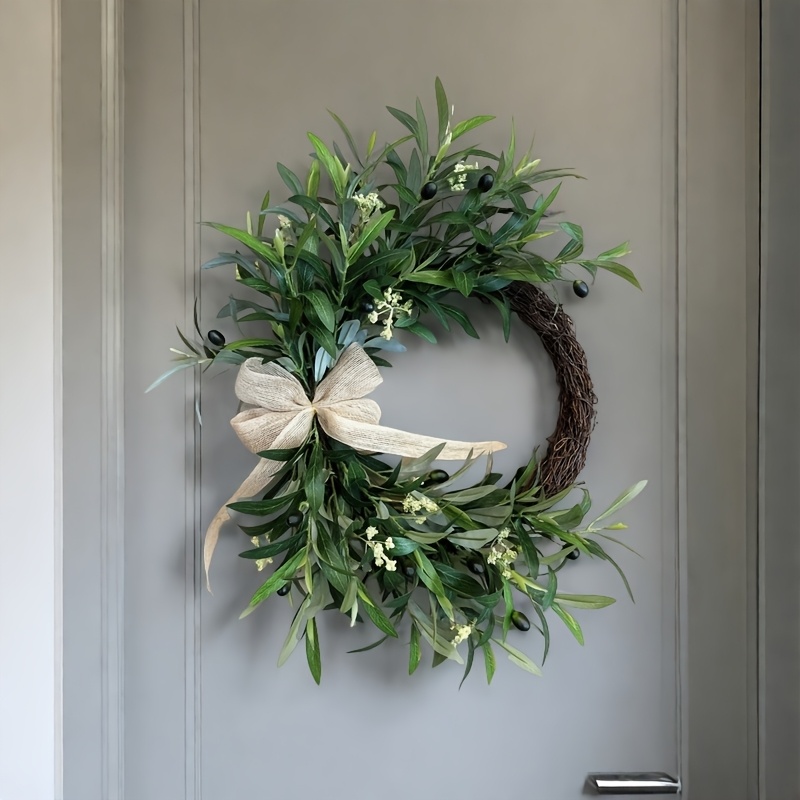 2025 Ghirlanda di ulivo artifi - Christmas Wreath Fake recensione e prezzo